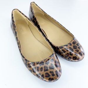 J Crew leopard print flats
